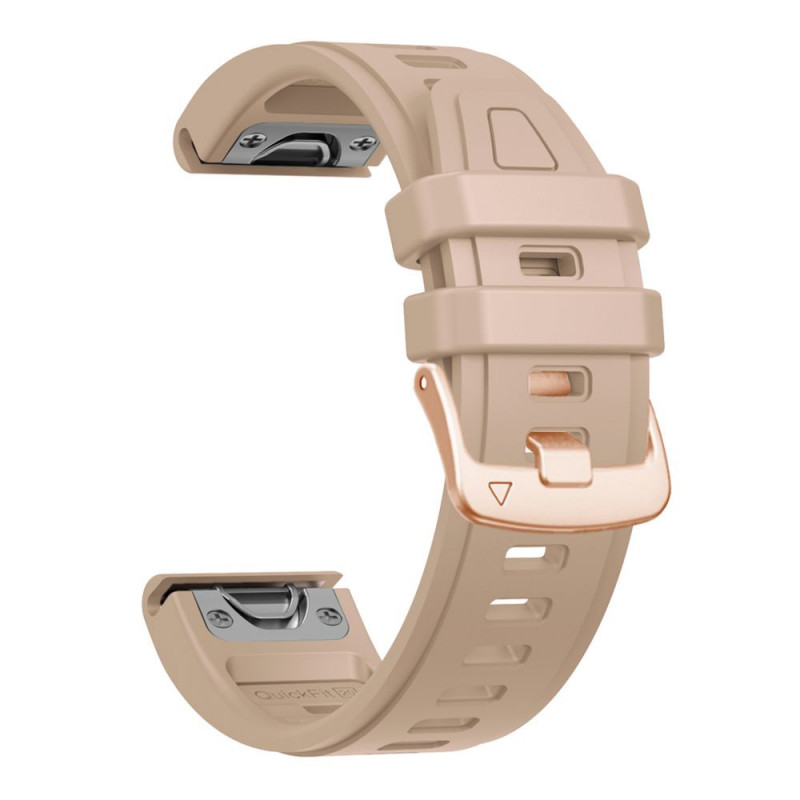 Tech-Protect Silikónový remienok na hodinky pre Garmin Fenix 5s / 5s Plus / 6s / 6s Pro / 7s / 8 / 9 / 9 Pro 43 mm, Walnut
