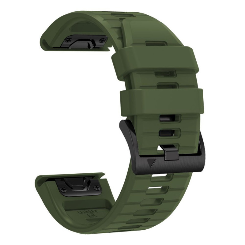 Tech-Protect Silikónový remienok na hodinky pre Garmin Fenix 5 / 6 / 6 Pro / 7 / 8 / 8 Pro / E / 9 / 9 Pro 51 mm, Military Green