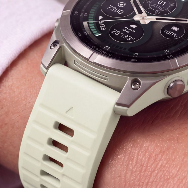 Tech-Protect Silikónový remienok na hodinky pre Garmin Fenix 5 / 6 / 6 Pro / 7 / 8 / 8 Pro / E / 9 / 9 Pro 47 mm, Stone Grey