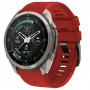 Tech-Protect Silikónový remienok na hodinky pre Garmin Fenix 5 / 6 / 6 Pro / 7 / 8 / 8 Pro / E / 9 / 9 Pro 51 mm, Crimson Red