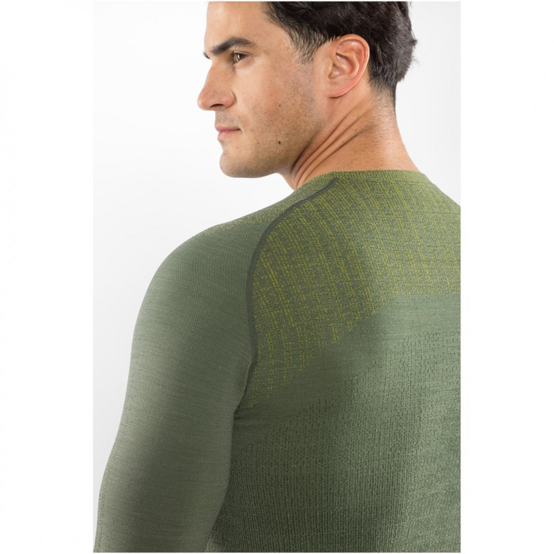 Viking Altis Man Set pánska merino spodná vrstva, tmavozelená, M