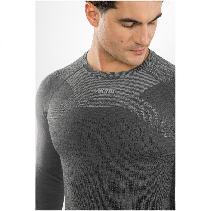 Viking Altis Man Set pánska merino spodná vrstva, čierna, M