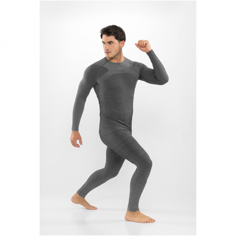 Viking Altis Man Set pánska merino spodná vrstva, čierna, L