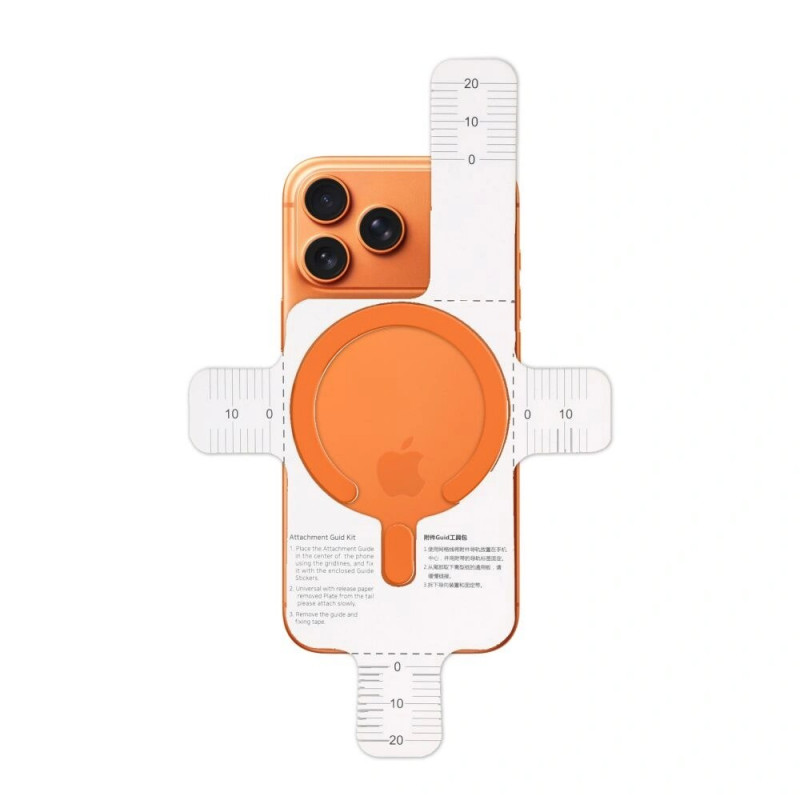 Tech-Protect MMP-200 magnetický MagSafe prstenec, Cosmic Orange