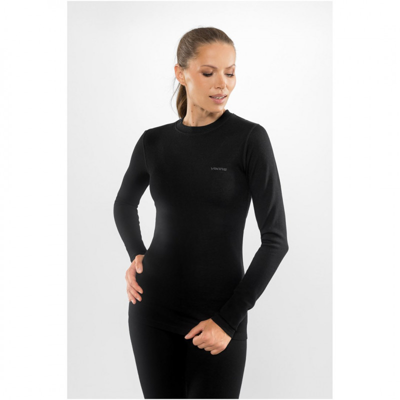 Viking Meriboo Lady Set Merino dámska spodná vrstva, čierna, L