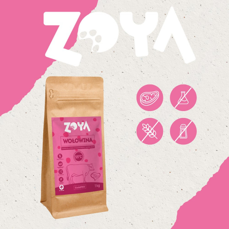 ZOYA ColdPRO Beef suché krmivo pre psov, 1 kg