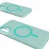 Puzdro Puro Daylight MagSafe zo silikónu pre iPhone 16, zelené