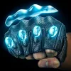 Rockbros 16220006005 motocyklové rukavice z ekokože, veľkosť XXL, čierne