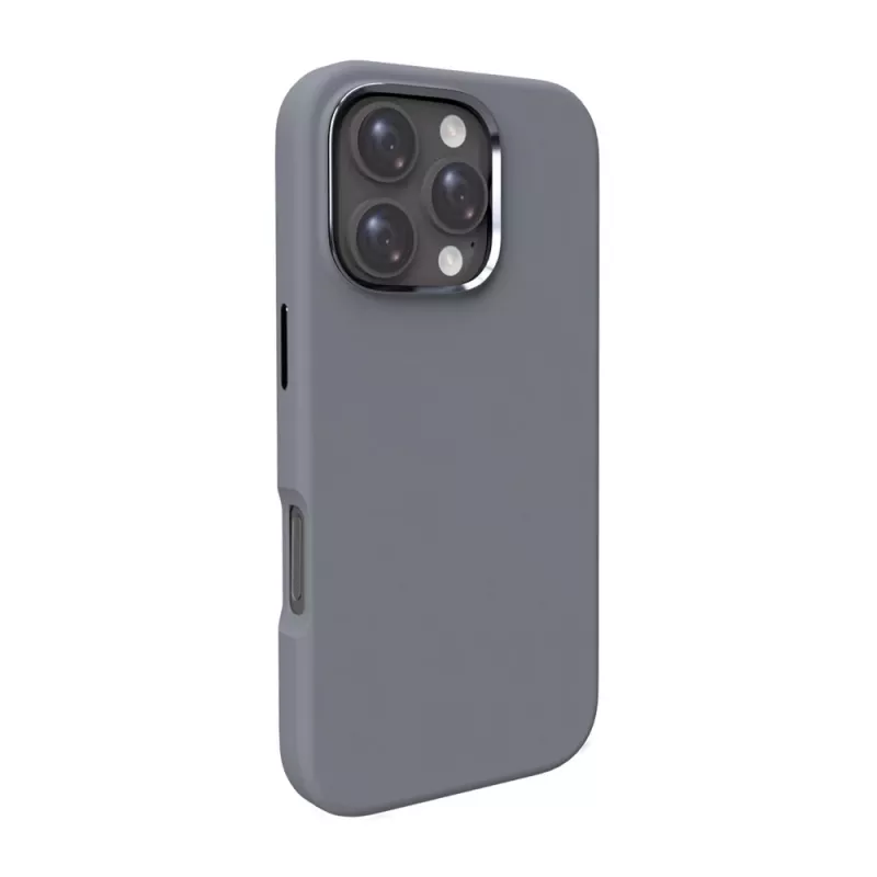 Puro Icon Mag Pro MagSafe silikónové puzdro pre iPhone 16 Pro Max, tmavosivé