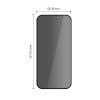 Tech-Protect OneTouch Set Spy+ Ochranné tvrdené sklo proti videniu z boku pre Apple iPhone 18 Pro (2 ks)