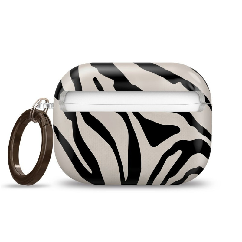 Tech-Protect Puzdro Lamano pre Apple AirPods Pro 3 s karabínou, Nature Muse (čierna a béžová)