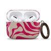 Tech-Protect Puzdro Lamano pre Apple AirPods Pro 3 s karabínkou, Flamingo Bloom (ružová a béžová)