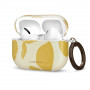Tech-Protect Puzdro Lamano pre Apple AirPods Pro 3 s karabínou, Lemon Haze (žltá a biela)