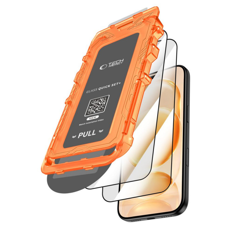 Tech-Protect Quick Set+ tvrdené sklo pre Apple iPhone 17 Pro Max / 18 Pro Max, čierne (2 ks)