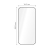 Tech-Protect Quick Set+ tvrdené sklo pre Apple iPhone 17 Pro Max / 18 Pro Max, čierne (2 ks)