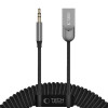 Tech-Protect Ultraboost AU04 Bluetooth 6.0 audio adaptér s AUX 3,5 mm, sivý