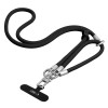 Tech-Protect C10S Rope crossbody & zápästný popruh na telefón, čierna/titán