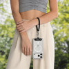 Tech-Protect C10S Rope crossbody & zápästný popruh na telefón, čierna/titán