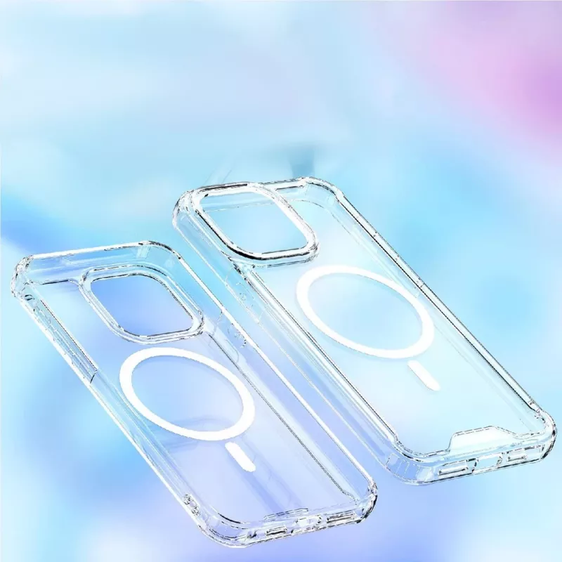Hurtel Clear Corner Case MagSafe pre iPhone 16 Plus, transparentný
