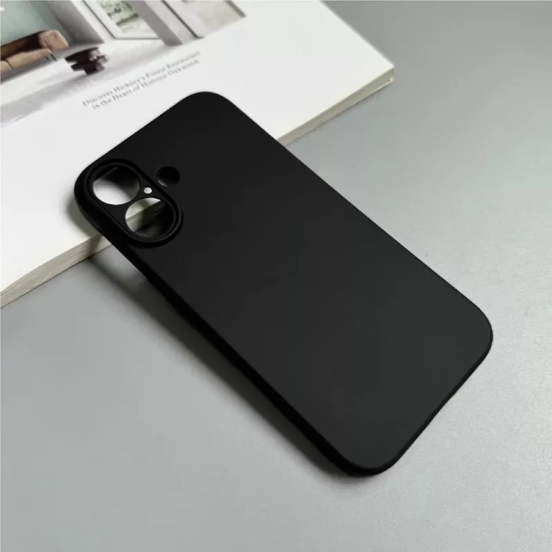 Hurtel Soft Case pre iPhone 16 Plus, čierne