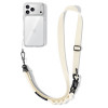 Popruh na telefón cez telo Tech-Protect C9S Rope Crossbody, nylon, 91–140 cm, púštna béžová