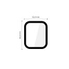 Tech-Protect Glass Flex+ Hybrid Glass pre Apple Watch 4 / 5 / 6 / SE 1 / 2 / 3 40 mm, čierna (2 ks)