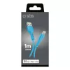 Kábel SBS TECABLEUSBIP589A USB-A na Lightning, 1 m, modrý