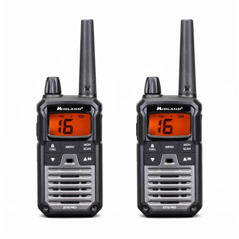 Midland XT70 Pro Duo vysielačka, čierna