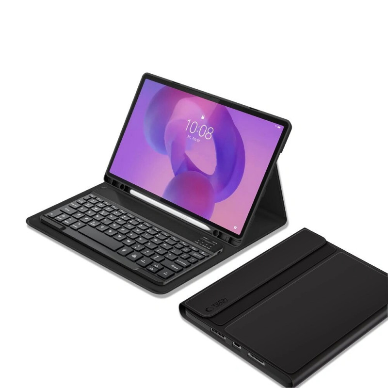 Tech-Protect SmartCase Pen + Keyboard pre Lenovo Idea Tab Plus 12.1 (TB-361), čierna