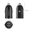Orico MiniRing MR-30-2C 30W 2x USB-C nabíjačka do auta, čierna