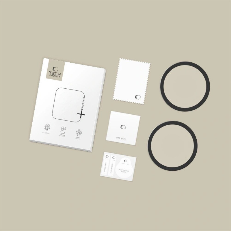 Tech-Protect Glass Flex+ Hybrid Glass pre Garmin Venu 4 41 mm, čierna (2 ks)