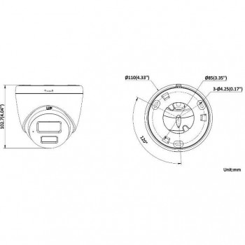 Hikvision DS-2CD1383G2-LIUF/SL 8MP IP kamera, 2,8 mm