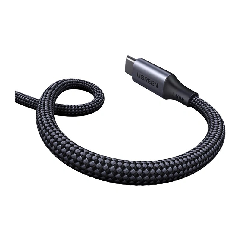 UGREEN L533 2in1 kábel USB-C, USB-C na 2x USB-C PD 140W, 2 m, čierny