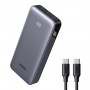 UGREEN PB532 20000mAh 30W dvojsmerné rýchlonabíjanie power banka, 2x USB-C, USB-A, sivá