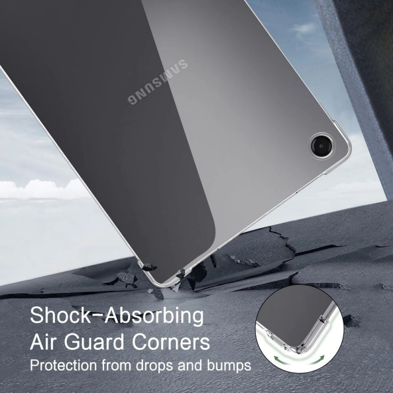 Tech-Protect FlexAir puzdro na tablet pre Samsung Galaxy Tab A9+ / A11+ 11.0 (X210 / X215 / X216 / X230 / X235 / X236), priehľadné