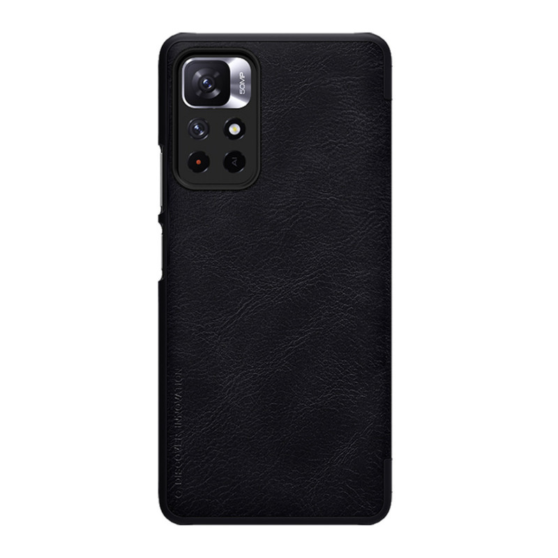 Nillkin Qin puzdro pre Xiaomi Redmi Note 11T 5G / Poco M4 Pro 5G, čierne