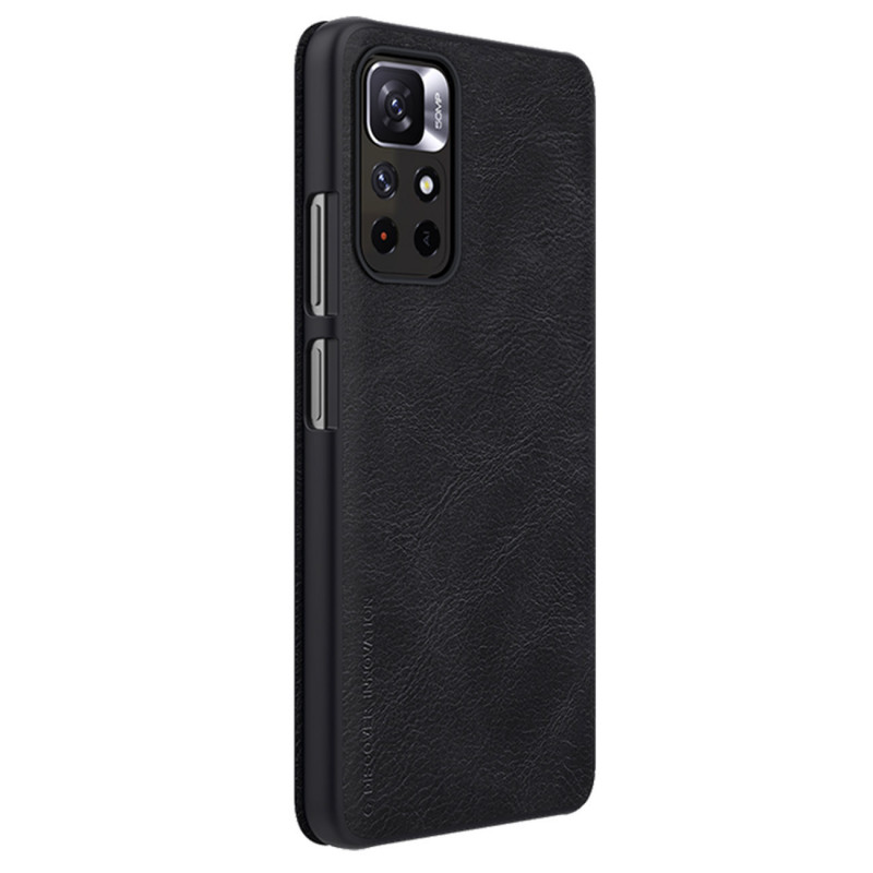 Nillkin Qin puzdro pre Xiaomi Redmi Note 11T 5G / Poco M4 Pro 5G, čierne