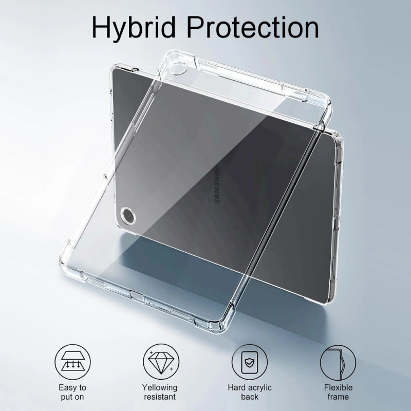 Tech-Protect FlexAir puzdro na tablet pre Samsung Galaxy Tab A9 / A11 8.7 (X110 / X115 / X133 / X135), priehľadné