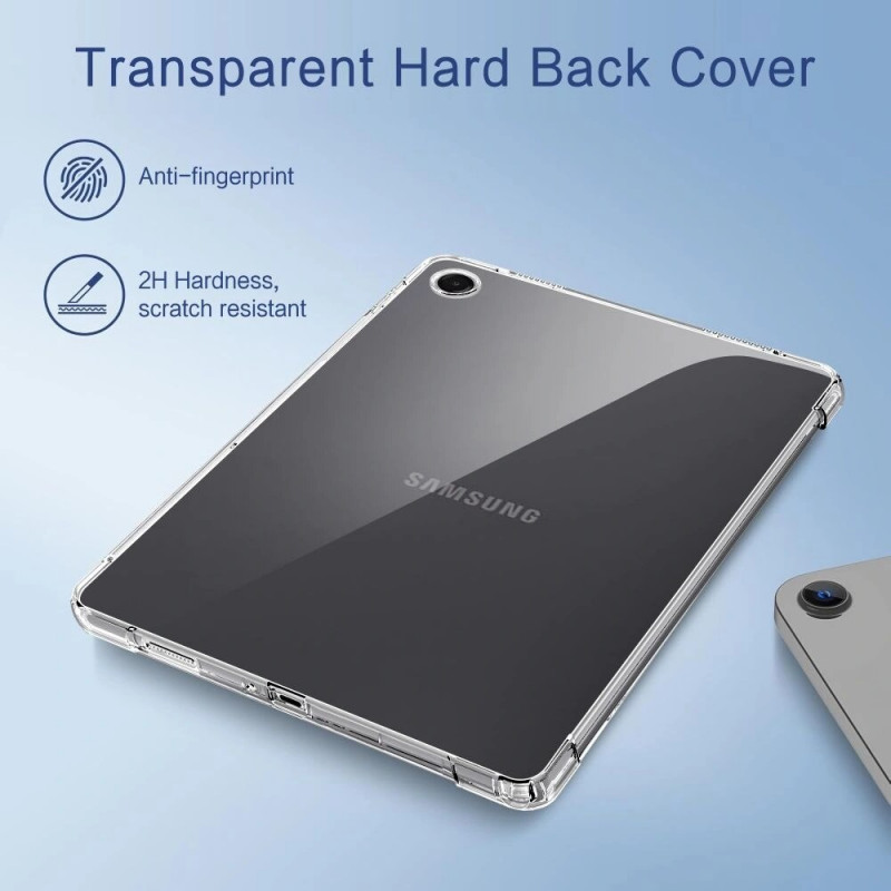 Tech-Protect FlexAir puzdro na tablet pre Samsung Galaxy Tab A9 / A11 8.7 (X110 / X115 / X133 / X135), priehľadné