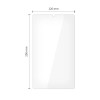 Tech-Protect Glass Fit+ tvrdené sklo pre Samsung Galaxy Tab A9 / A11 8.7 (X110 / X115 / X133 / X135), priehľadné (2 ks)