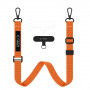 Tech-Protect C6S Rope Crossbody šnúrka na telefón cez telo, Cosmic Orange