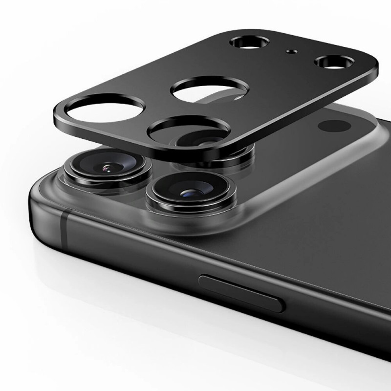Tech-Protect Camalloy Fit+ kryt na fotoaparát pre Apple iPhone 17 Pro, strieborný