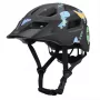 Detská cyklistická prilba Wozinsky s odnímateľným štítom, veľkosť XS (48-52 cm), čierna