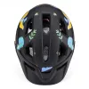Detská cyklistická prilba Wozinsky s odnímateľným štítom, veľkosť XS (48-52 cm), čierna