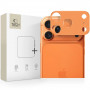 Tech-Protect Camalloy Fit+ kryt na kameru pre Apple iPhone 17 Pro, Cosmic Orange