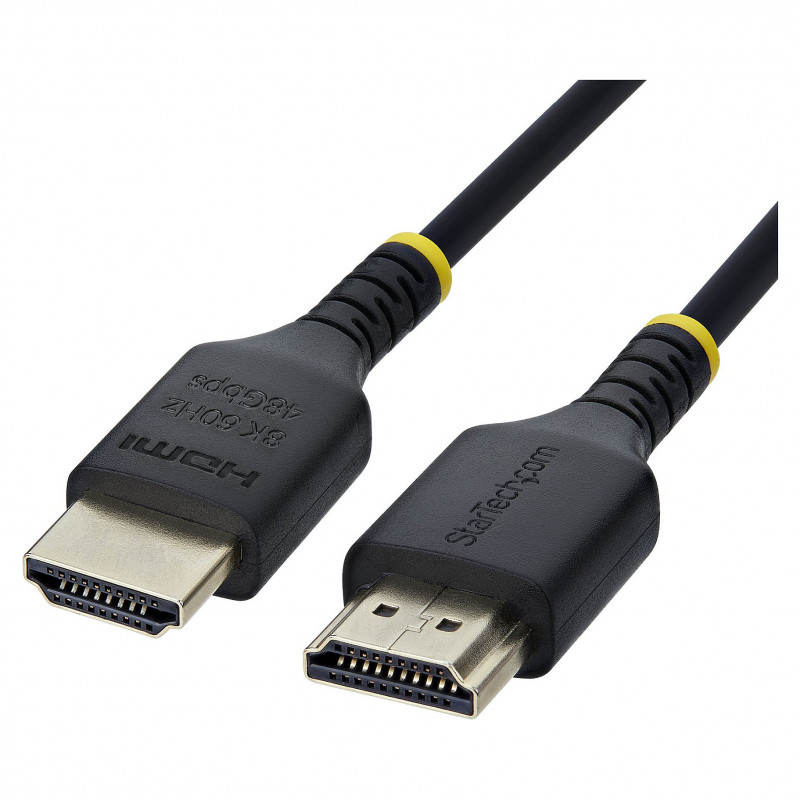 StarTech.com HDMI21-CBL-SLIM-1M Ultra High Speed HDMI 2.1 kábel, 1 m, čierny