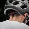 Detská cyklistická prilba Rockbros LK-67 s odnímateľným štítom 54–58 cm, sivá