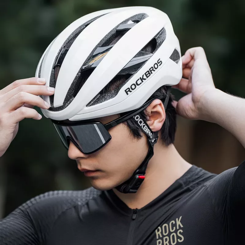 Rockbros LK-79 cyklistická prilba 58–62 cm, biela