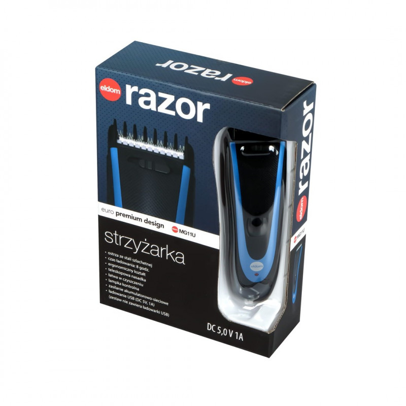 Eldom MG11U Razor bezdrôtový strihač vlasov, nabíjateľný/zo siete