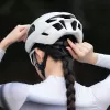 Rockbros LK-15 cyklistická prilba z karbónových vlákien 58-62cm, svetlosivá